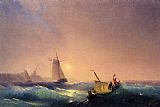 Ivan Constantinovich Aivazovsky Canvas Paintings - Shipping off The Dutch Coast